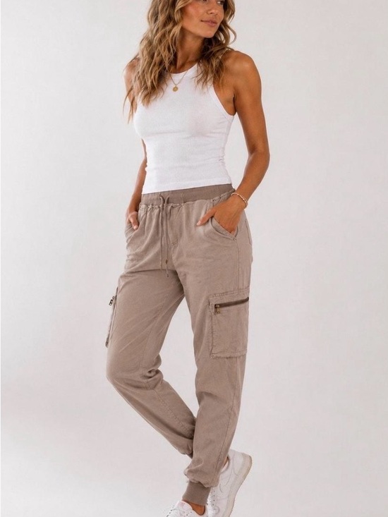 Young Fabulous & Broke Pants - NWOT Young Fabulous & Broke Jupiter Joggers khaki